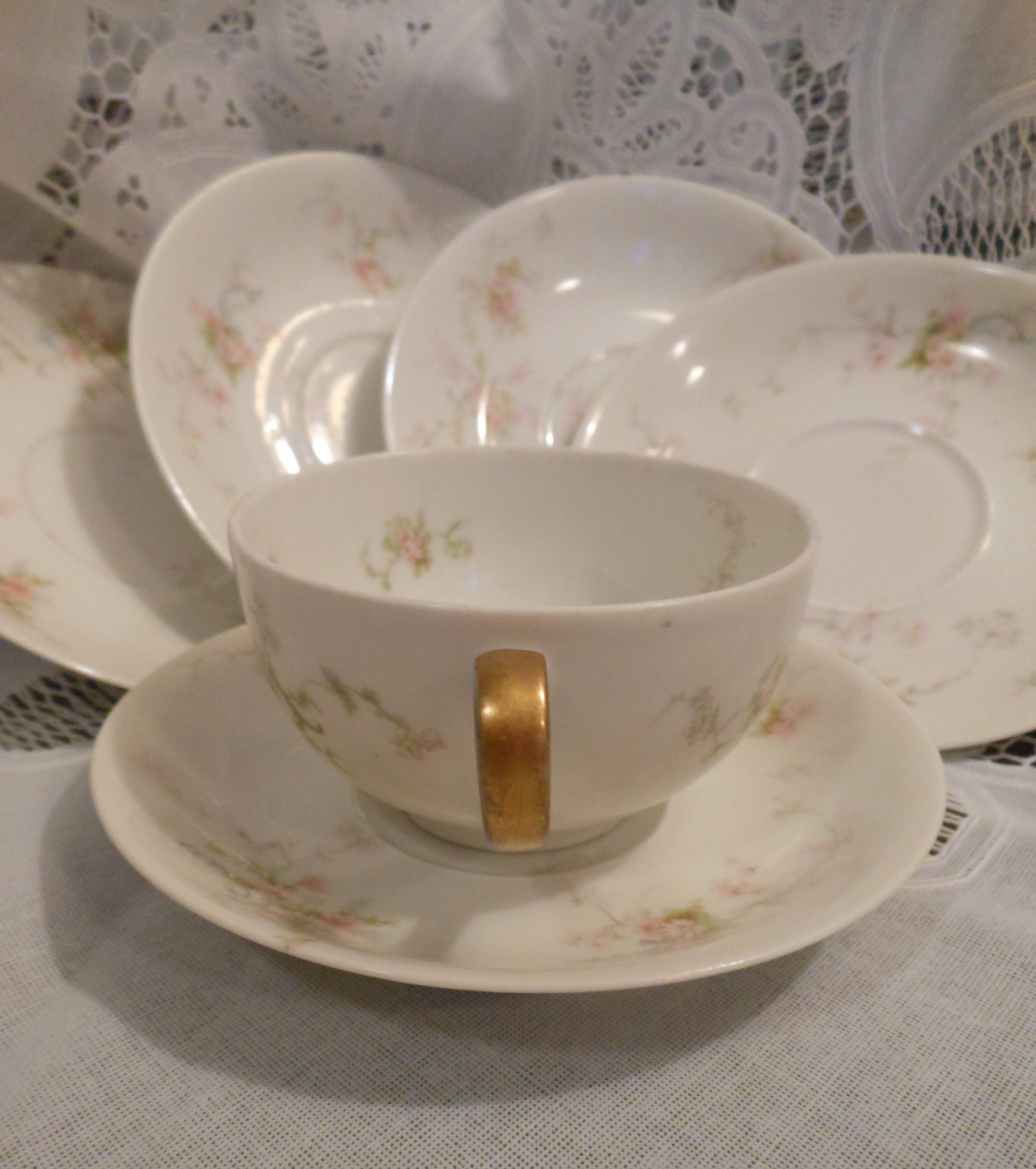 Antique Circa 1903 Theodore Haviland Lucille Limoges France 1) Cup