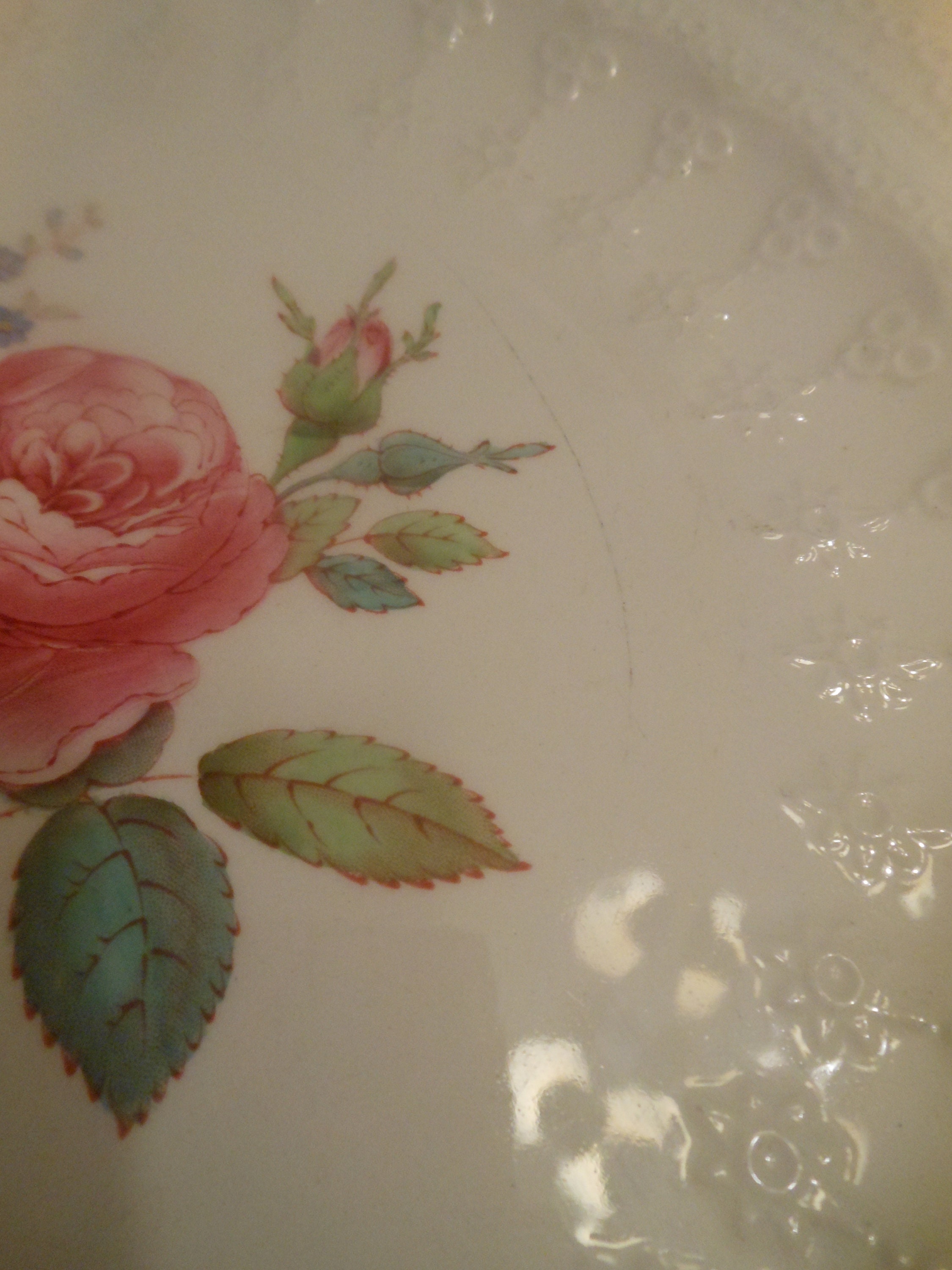 Stunning Vintage Spodes Billingsley Rose Jewel 10-5/8