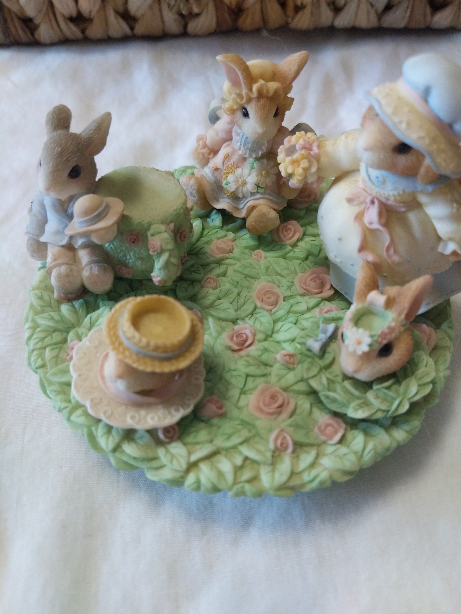 My Blushing Bunnies miniature tea set Etsy
