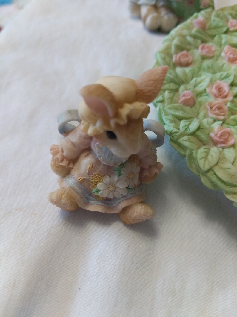 My Blushing Bunnies miniature tea set Etsy