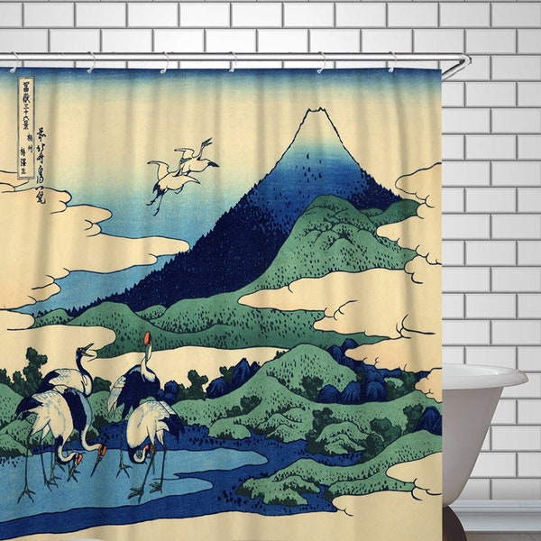 Japan Shower Curtain Etsy