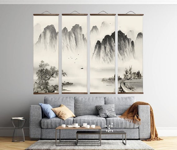 Wall Scroll Poster Home Decor, Japanese Scroll Pictures