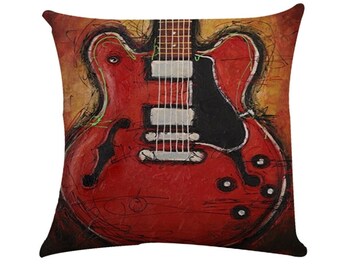 guitar pillow cases
