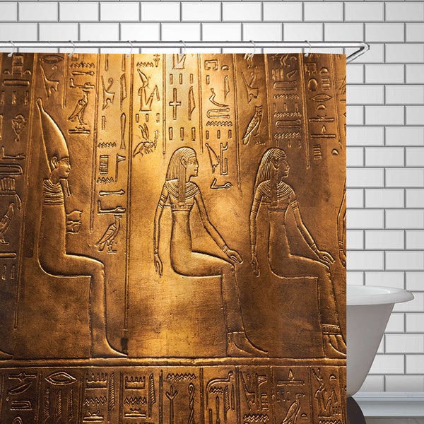 Egyptian Themed Curtains Etsy