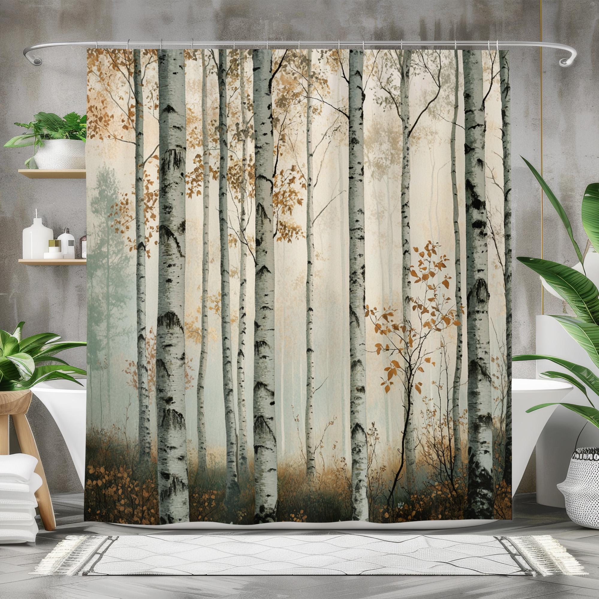 Birch Tree Shower Curtain
