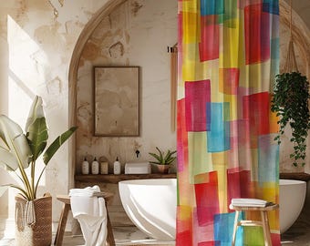 Tenda da doccia moderna astratta con motivo floreale, blu e nero, per il bagno, per donne, uomini, amanti della stanza, decorazione romantica, botanica, impermeabile, 12 ganci, 12 x 200 cm