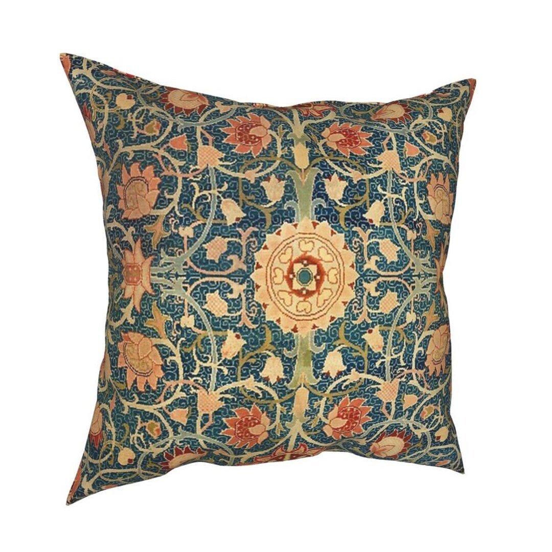 William Morris Pillow Cover Holland Park Pattern Art Print Cushion
