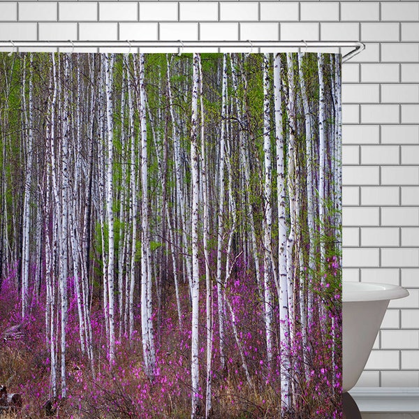 Tree Shower Curtain Etsy
