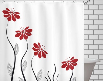 Fabric Shower Curtain | Etsy