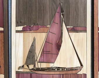 Sailing Art / Sailboat Wood Art