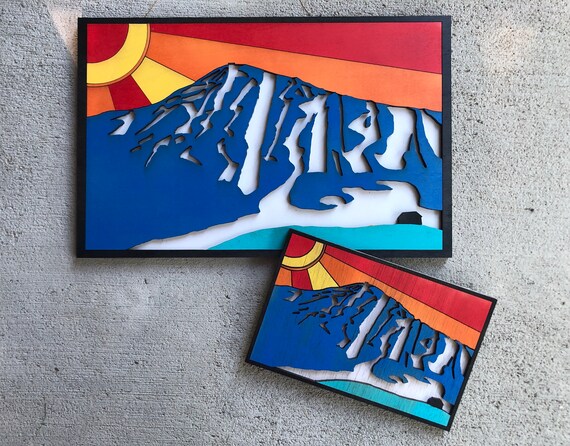 Sugarloaf Mountain Ski Resort Art / Sugarloaf Wood Art / Sugarloaf Maine