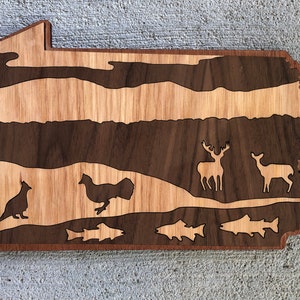 Pennsylvania Art / Wooden State of Pennsylvania