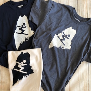 Ski Maine Shirt / Ski Shirt / Maine Shirt