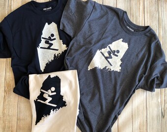 Ski Maine Shirt / Ski Shirt / Maine Shirt