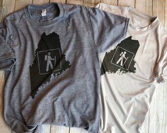 Hike Maine Shirt / Maine High Peak Shirt / Maine Shirt