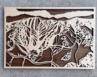 Monarch Mountain Trail Map Monarch Mountain - Etsy