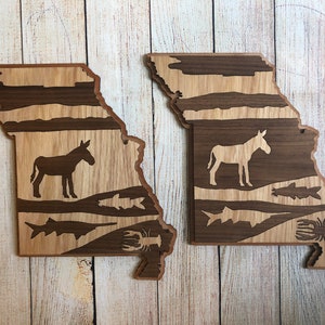 Missouri Art / Wooden State of Missouri