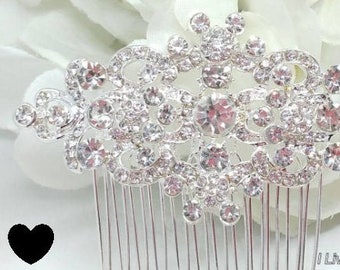 Mouse Ears Hidden Mickey Bridal Hair Comb-Disney Wedding-Bridal Hair Accessories-Wedding Hair Accessory-Disney Bride-Disney Ears-Snow White