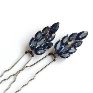 Blaue Haar Pin Set-Braut Haar Accessoires-Hochzeit Haar Accessoires-Braut Haar Pin-Braut Haar Stück-etwas Blau für Braut-Blaue Haar Pins
