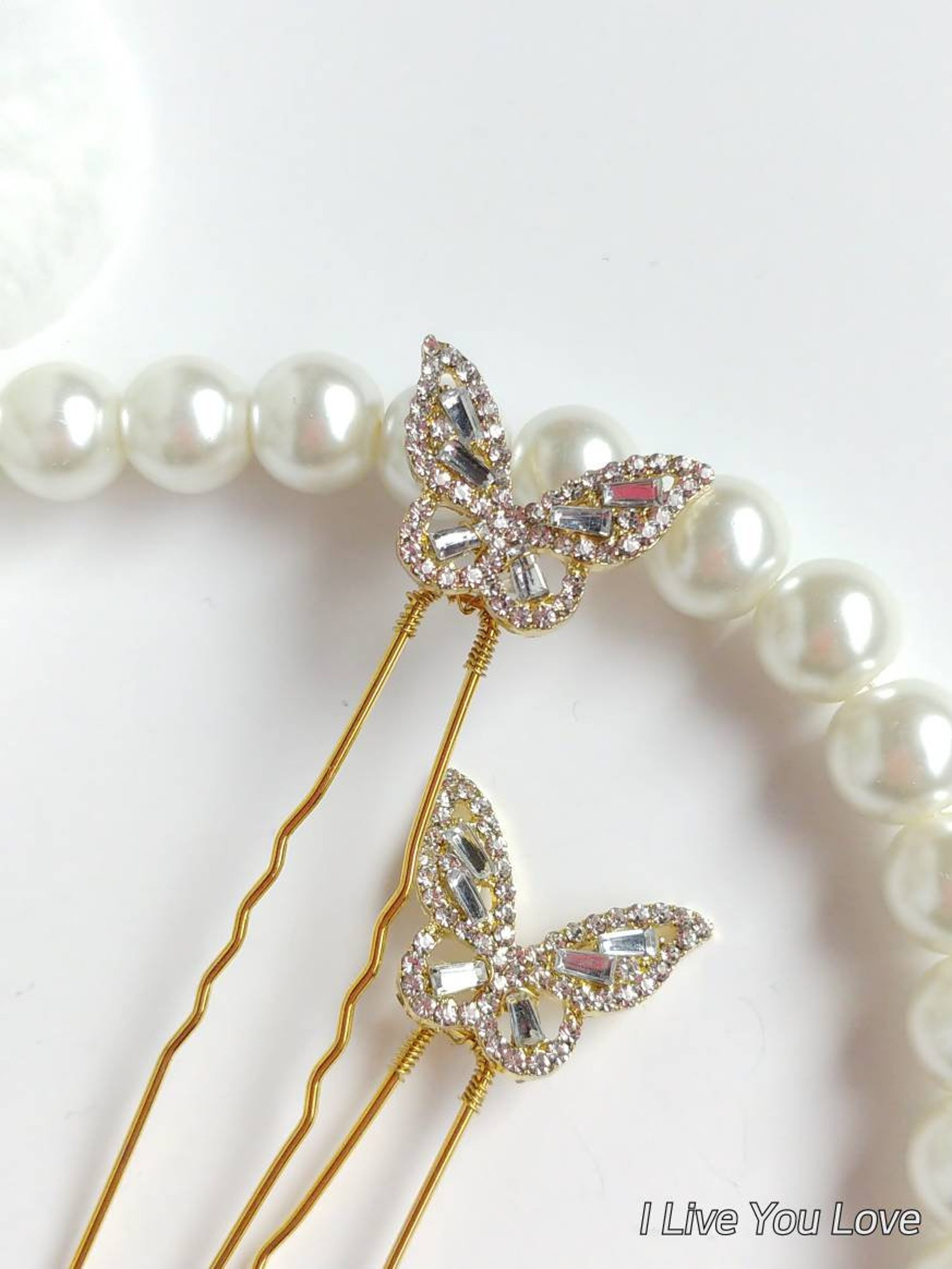 Bridal Hair Pin Setgold Bridal Hair Accessoriesgold Wedding Etsy