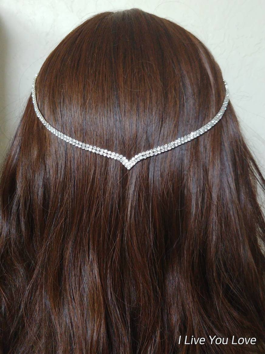 Bridal Hair Accessories-bridal Hair Chain-silver Hair - Etsy Bridal Hair Accessories-bridal Hair Chain-silver Hair - Etsy