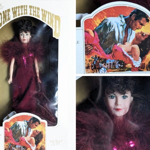 Gone With The Wind-Scarlett O&#39;Hara Doll-Scarlett Doll 71154-World Dolls-Gone With The Wind Doll-Gone With The Wind Dress-Dolls With Hair