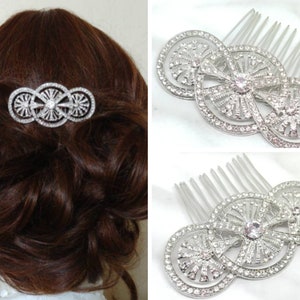 Art Deco Hair Comb- Bridal Hair Accessories-Wedding Hair Accessories-Bridal Hair Comb-Bridal Hair Piece-Wedding Hair Comb-Gatsby Hair Piece