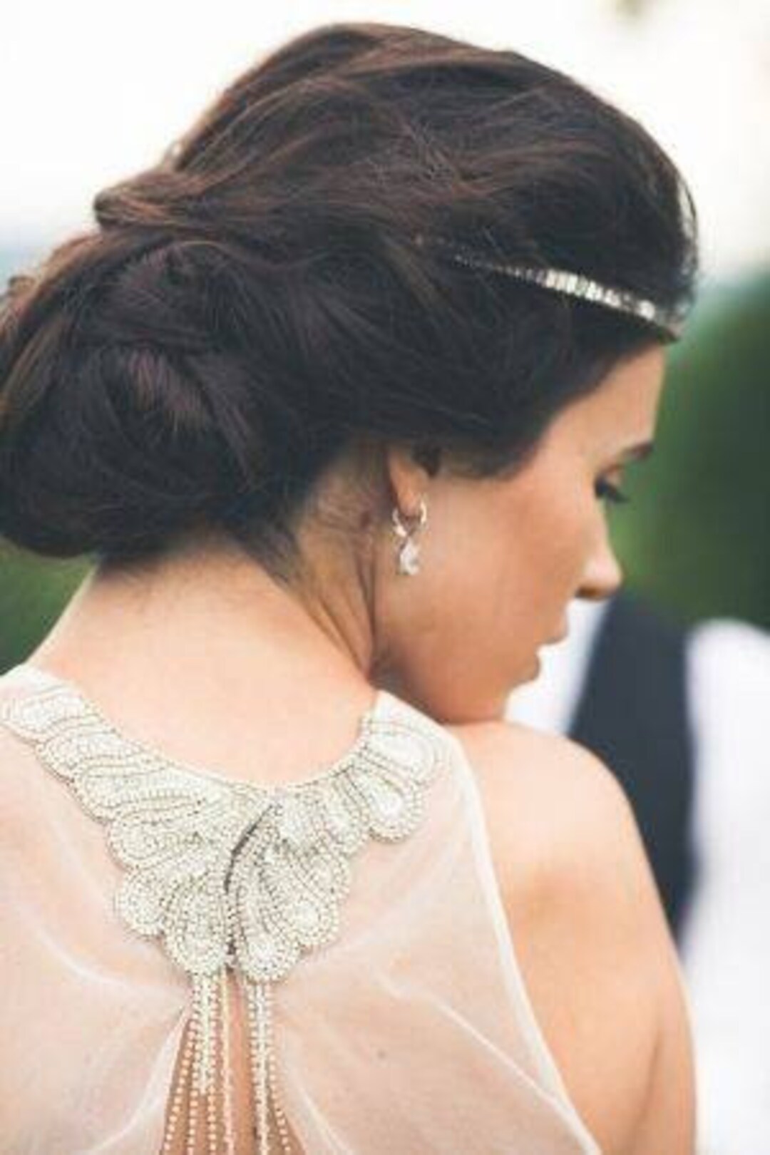 Forehead Jewelrywedding Headpiecebridal Hair Piecewhite Etsy UK