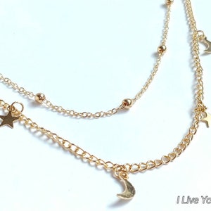 Celestia Gold Hair Chain