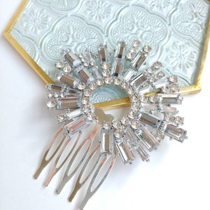 Celestial Hair Comb-Art Deco Hair Accessories-Wedding Hair Piece-Hair Comb-Bridal Hair Piece-Wedding Headpiece-Sun Headpiece-Sun Hair Access