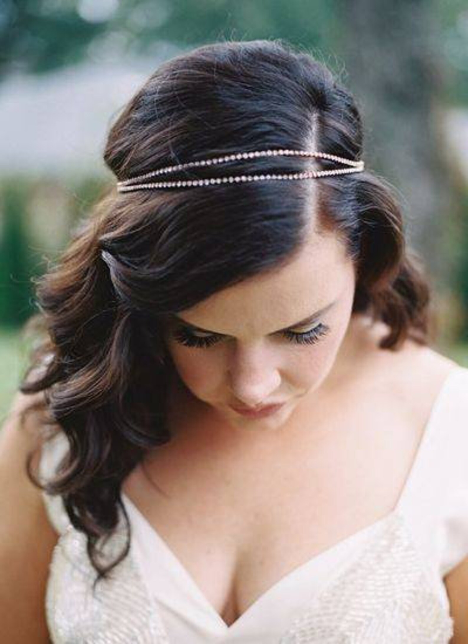 Bridal Hair Accessoriesbridal Hair Chainbridal Etsy