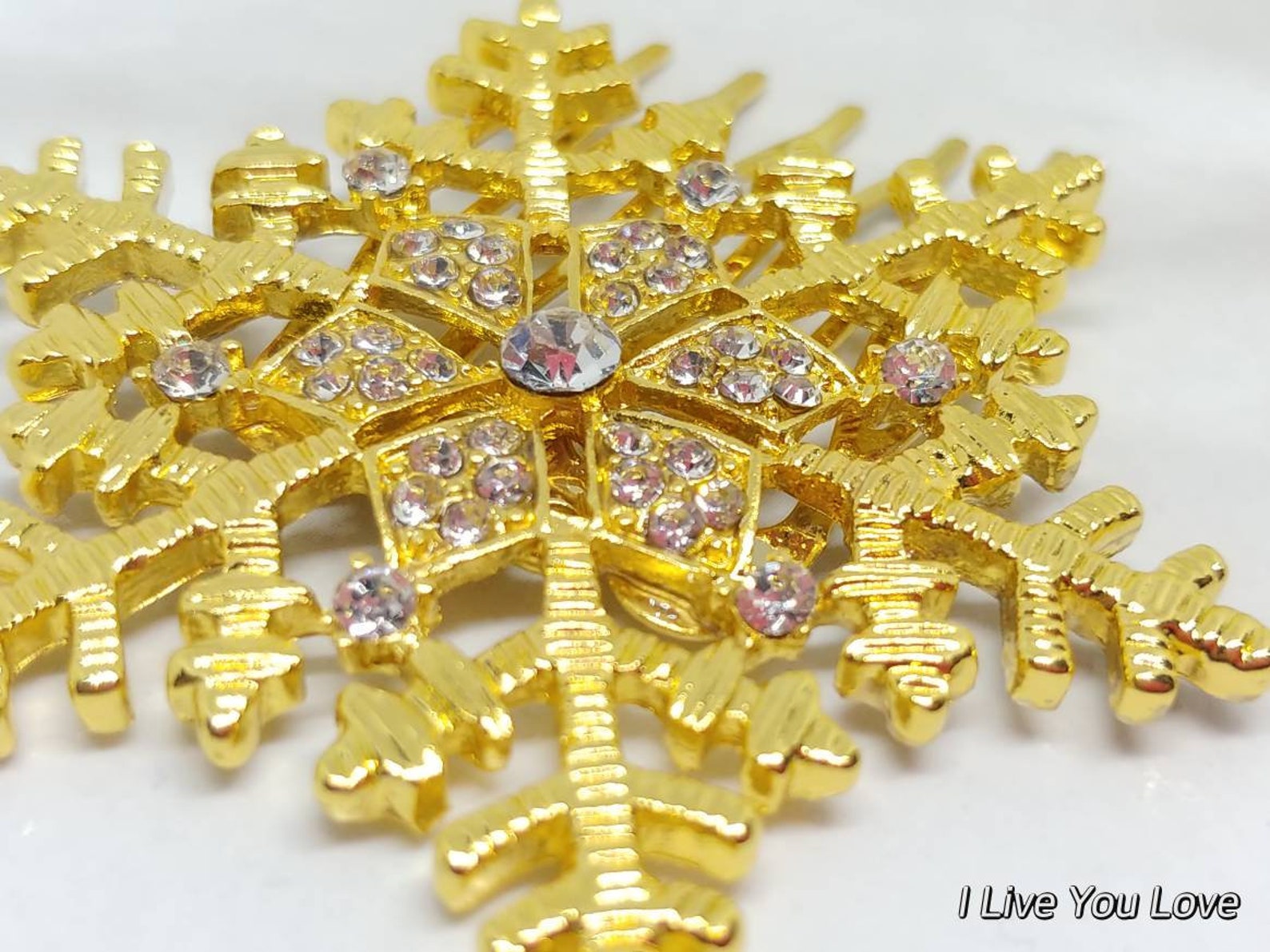 Snowflake Hair Combbridal Hair Accessorieswedding Hair Etsy