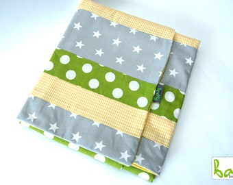 Baby blanket, cuddly blanket for boys or girls, all year round, also as a set with cuddly towel