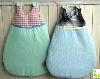 Sleeping bag, baby sleeping bag, mäxchen 0-6 months for girls or boys, also as a set with sleeping towel