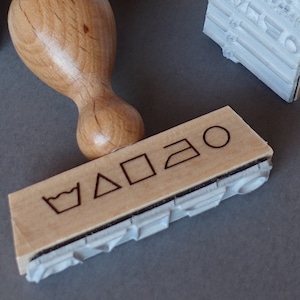wäschestempel unausgefüllt oder bereits fertig - du wählst! pflegesymbol - stempel wäschepflege - kleider, stoffe und wäsche kennzeichnen