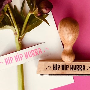 einzeln oder im set! hip hip hurra, einfach so, happy you und/oder von herzen - typo von aineolleoile / neu: stempel motiv !!! KACKE !!!