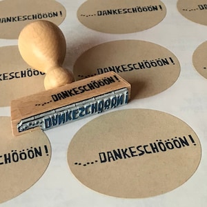 stempel DANKESCHÖÖÖN ! zum ausführlichen DANKE sagen … dankeskarten gestalten / danksagungen schreiben / dankbar sein / dankbarkeit / danke
