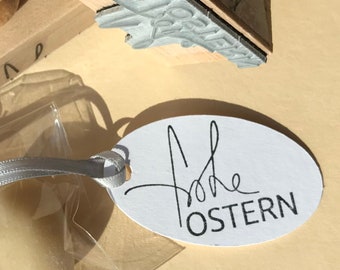 Happy Easter wooden stamp - wonderfully simple and typographic - and without a bunny - now in four sizes! easter stamp