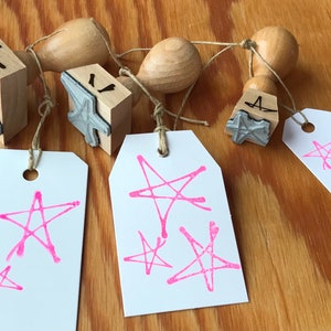 sterne! in dreierlei größen!! holzstempel "sternchen" - für deinen sternchenregen - nicht nur an weihnachten!! merry christmas