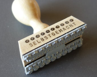 selbstgemacht - stempel für tütchen, etiketten, schachteln ...