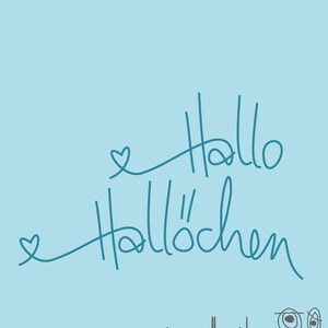 stempel hallo :-) ...oder hallöchen - grüße begrüßen begrüßung anschrift adresse stempeln / für grußkarten, briefe, nachrichten, anhänger