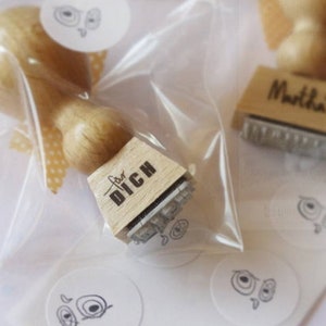 geschenke-aufhübscher-stempel "für DICH"- in zwei breiten - klein oder mittel ;-), deko für verpackungen, briefe, mitbringsel, geschenke