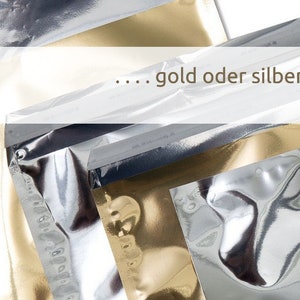 ostertüten / umschläge oder produktütchen / tüten - glänzend PINK oder SILBER oder GOLD (…oder bunt auf anfrage). auch als versandtasche !