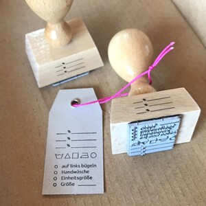 stempel handstricktes einzelstück handgemacht / gestrickt / stricken unikate schön verpacken / handmade stempel Bild 7