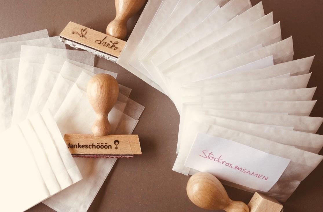 Saatgut papiertten - Etsy.de
