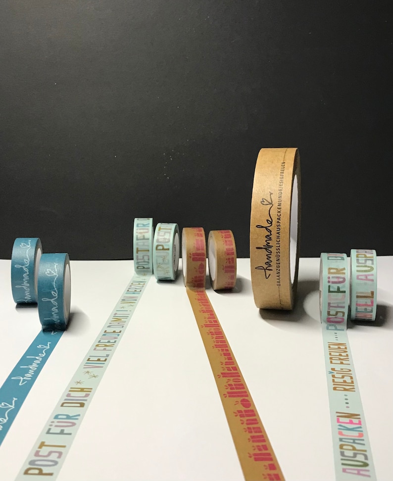 free choice washitape masking tape washi tape individual rolls or in a set: Christmas, birthday, handmade gifts image 6