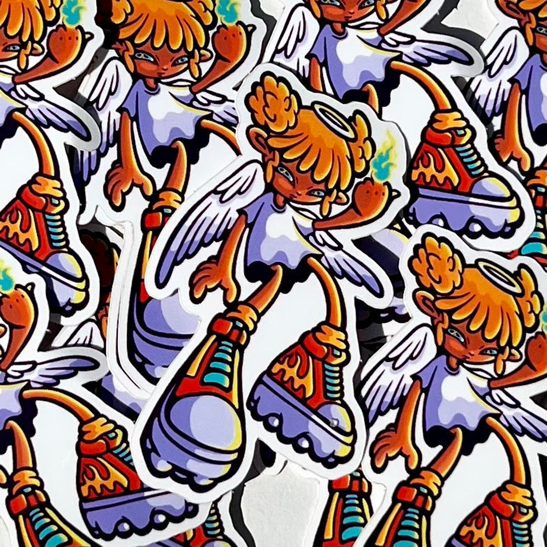 Angel Reece Sticker Glossy Angel Vinyl Sticker (1.7x3) - Etsy