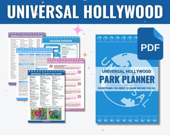 2026-2027 Universal Hollywood Vacation Planner PDF | Rides, Entertainment, Dining, Express Pass | Free Update