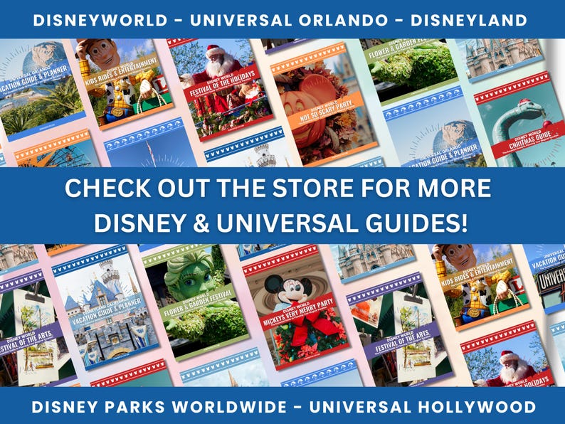2026-2027 Universal Orlando Vacation Planner PDF | Original Design | 3 Parks | Rides, Entertainment, Dining, Express Pass | Free Update image 9