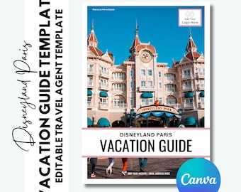 Disneyland Paris Vacation Guide - Travel Agent Editable Template